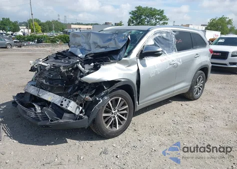 2018 Toyota Highlander Xle from USA, damaged, VIN 5TDKZRFH5JS541401